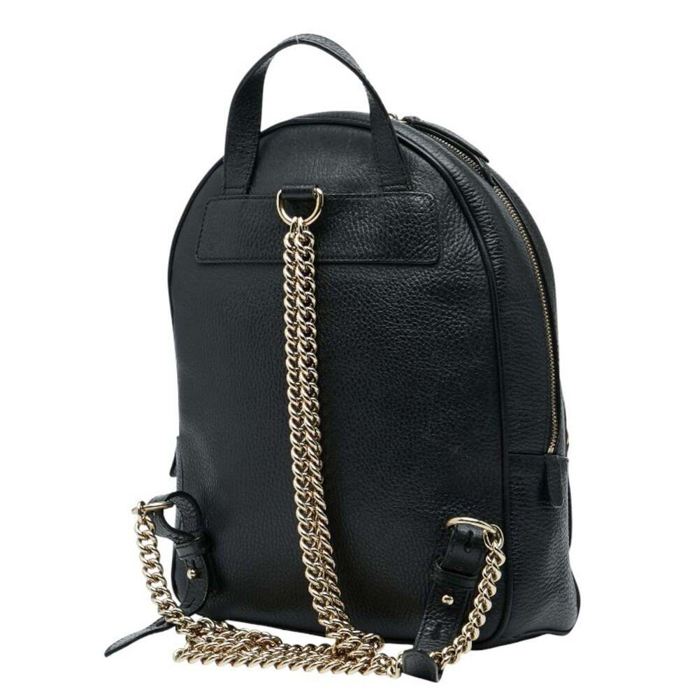 GUCCI Black Leather Backpack - Picture 2 of 8